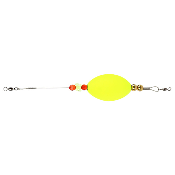 Red Fish Cork Float fiskeutstyr Høy følsomhet Slitesterk Bobber Stick for Deepwater Yellow