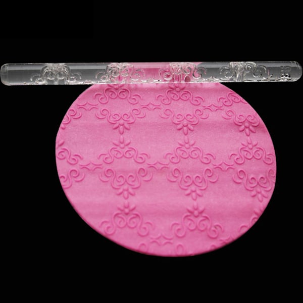 Kavel av hög kvalitet akryl kavel degkavel fondant plasticine rulle DIY kaka 04#