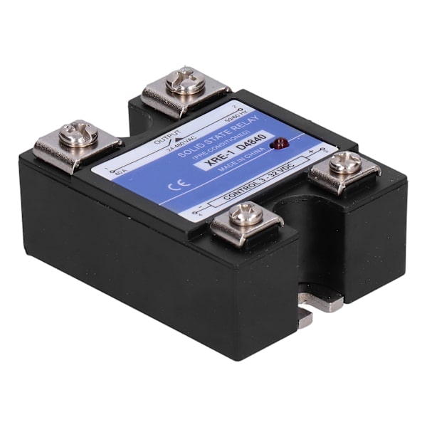 Solid State Relay Enfase Klart Plastdeksel XRE‑1 D4840 Elektroniske Komponenter