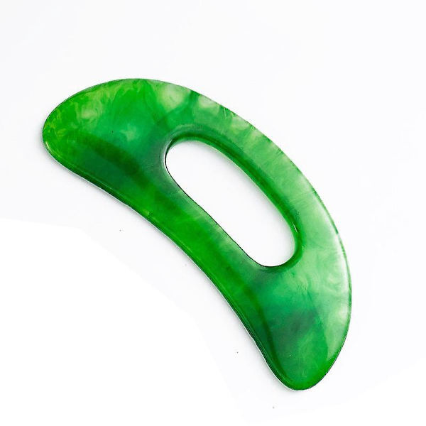 Stor Gua Sha Plade med Håndgreb til Muskelskrabning og Ansigtsformning Anti-Cellulite Massageværktøjer