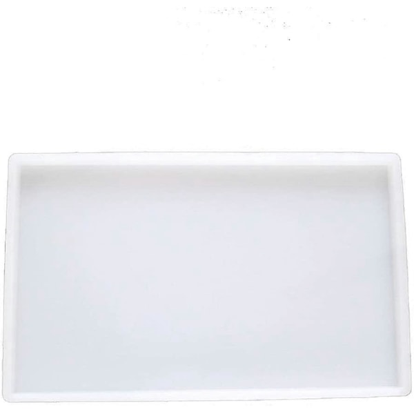 Stor Bakke Silikoneform Støbning Epoxyform, UV Resin Form DIY Silikonebakke (25x15cm)
