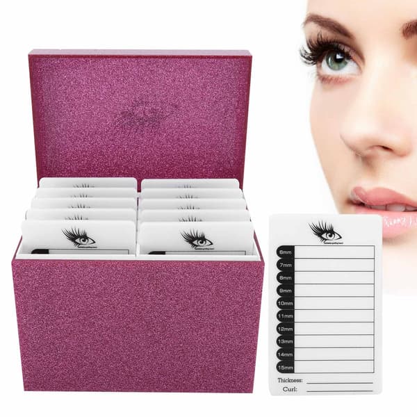 Akryl Øjenvippe Opbevaringsboks 10 Lag Øjenvippe Opbevaringsboks Display Makeup Organizer