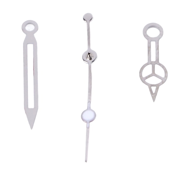 3 st Luminous Watch Hands för 3135 Rörelse Metall Timme Minut Sekund Watch Pointer för Watch Movement Reparation Modifikation Delar 116622 Röd