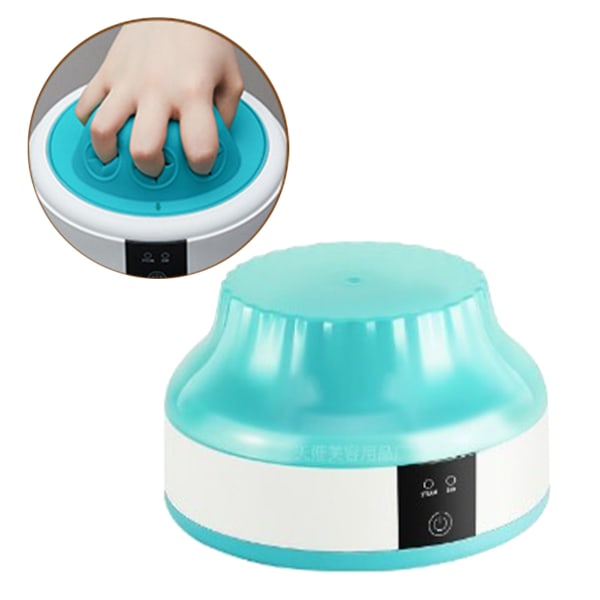 Steam Off Gel Polish Remover Machine Professionel Ergonomisk Steam Negle Remover Machine til Nail Art Tool EU Plug Blue