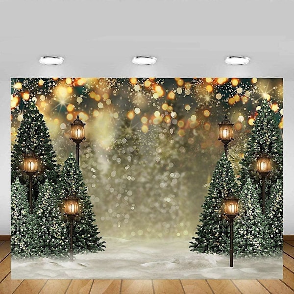 120*80cm Talvi Joulukuusi Lumihiutale Vihreä Vastasyntyneen Valokuvaus Tausta Lumimaisema Paljetit Bokeh Muotokuva Joulukoristeet Syntymäpäivä Vauva Sh