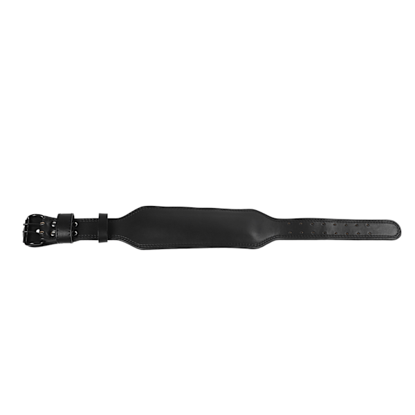 Äkta läder viktlyftning midjestöd bälte gym fitness viktlyftning bodybuilding midjebälte S 70-80cm