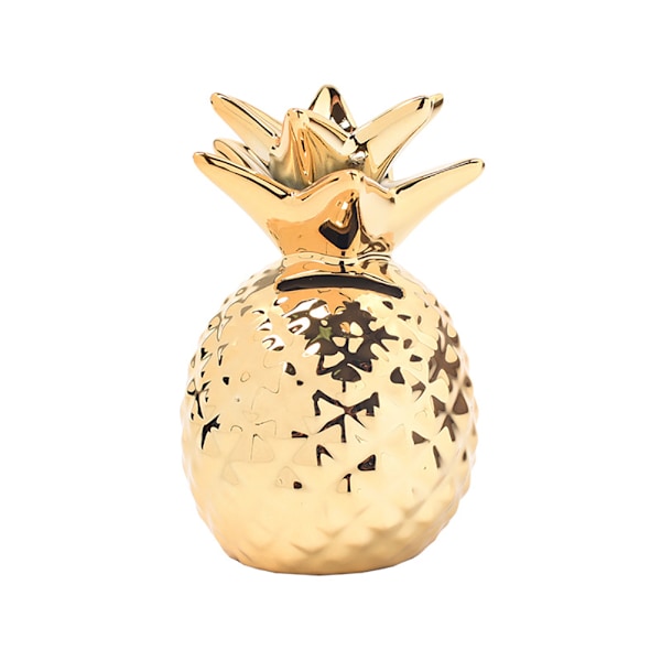 Keramisk ananas spargris söt spargris prydnader ananas sparbössa heminredning