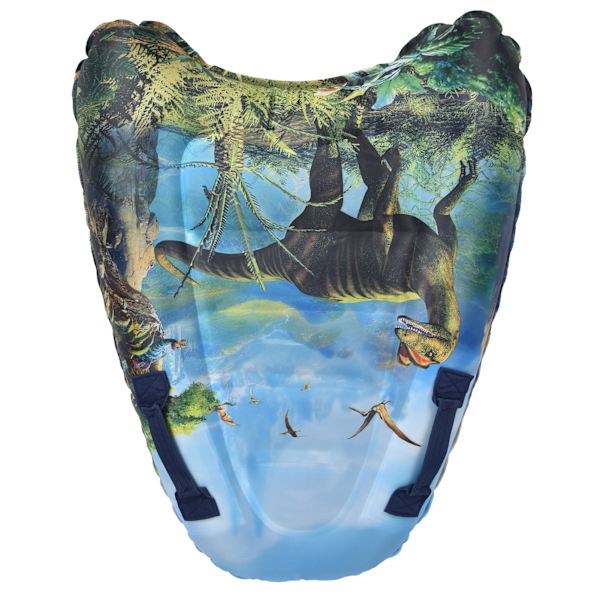Bärbar uppblåsbar flytande bräda simbassäng strand bodyboard för barn vuxna dinosauriemönster