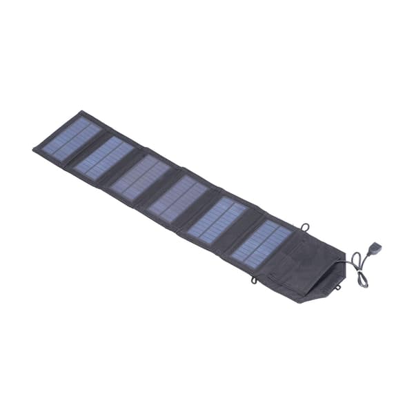 Vikbart solcellsladdningspanel Kristallint kisel Bärbar laddare 10,5W 5-6V med USB-gränssnitt