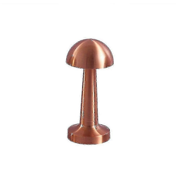 LED Bordslampa Touch Sensor Uppladdningsbar Skrivbordslampa Sovrum Restaurang Bar Dekor - JRCN Svamp Brons