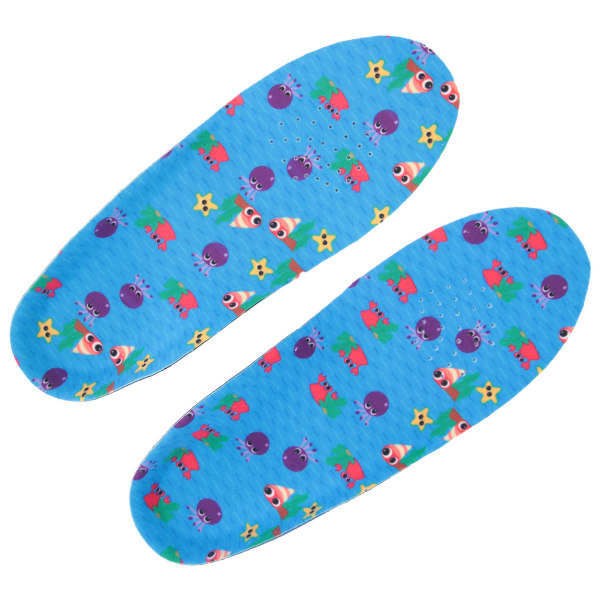 Barn Orthotic innersåle Flatfoot Toein Toeout Walking Correction Insoles for Kids(XS)