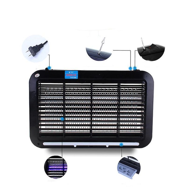 Elektronisk Insektsdödare inomhus Bug Zapper Fly Zapper Myggdödare