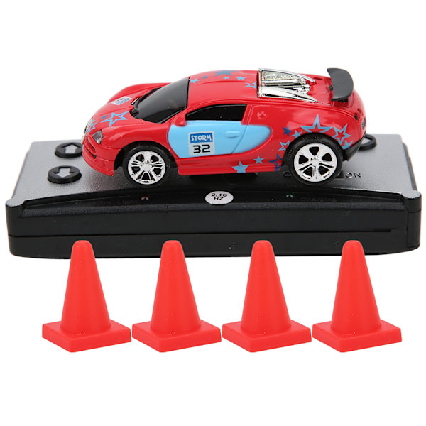 Mini RC-bil med kanboks, kraftinduksjon, fireveis fjernkontroll, APP-dobbelmodus, barnespillmodell (rød)