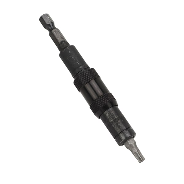 Minihylsynyckel Multi Angle 10 i 1 6,35 mm Snabbkopplingsskruvmejselset med 10 borrbitar för handreparation DIY-verktyg Helt svart