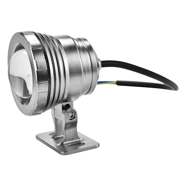 12V 5W RGB Vandtæt Aquarium LED Spotlight Lampe til Fish Tank Pool Have Underwater Silver