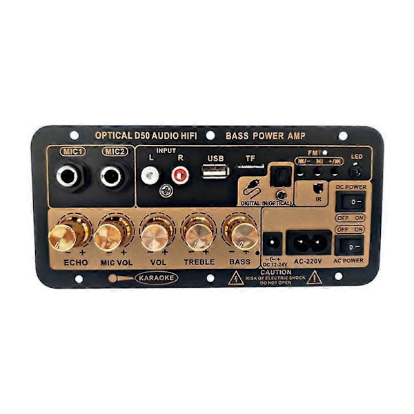 D50 35W Subwoofer Effektförstärkarkort EU-kontakt