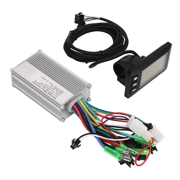 Elektrisk cykelcontroller sæt elektrisk cykelmotor børsteløs controller LCD display panel kit 24‑48V 250W 350W
