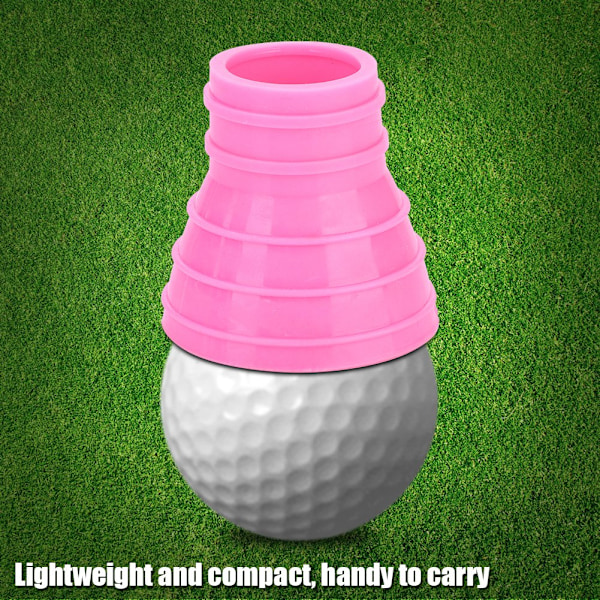 Pink Silikon Golfbold Pick Up Klo Grabber Retriever Golfer Trænings Tilbehør
