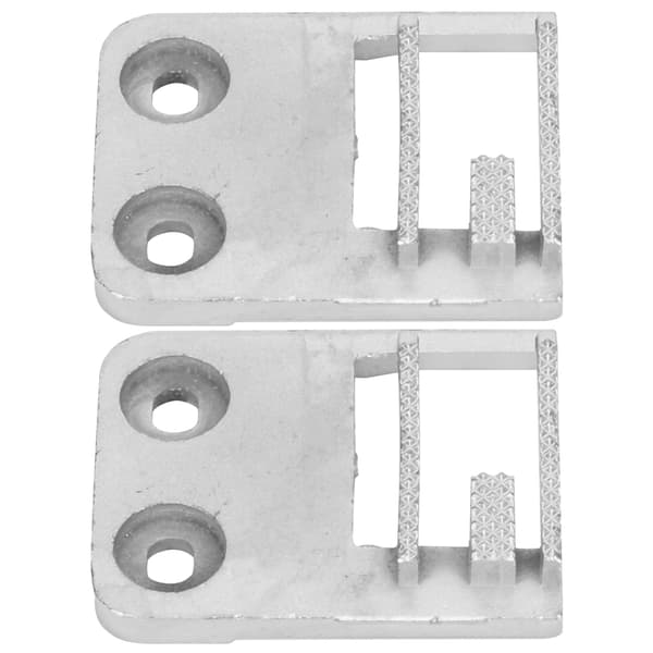 2 stk. multifunksjonell symaskinmatertann E-formet nåleplate 735081004 for JANOME