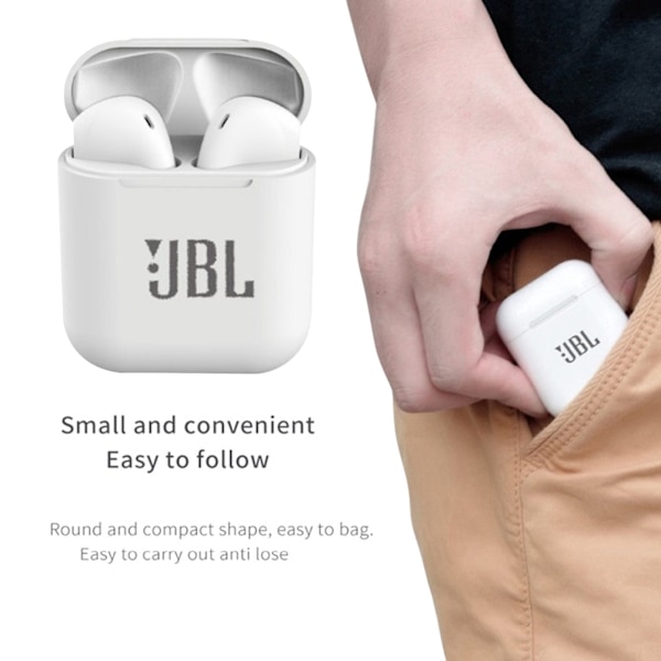 Trådlösa Bluetooth-hörlurar Stereo-hörlurar Headset Brusreducerande öronsnäckor