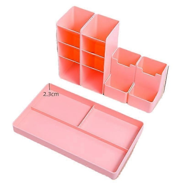 Skrivebordsopbevaring Skrivebord Penholder Skrivebord Pen Organizer Multifunktionel Pen Opbevaringsholder Opbevaring Skrivebordsorganisator til Papirvarer, Kontor, Hjem, Skole.
