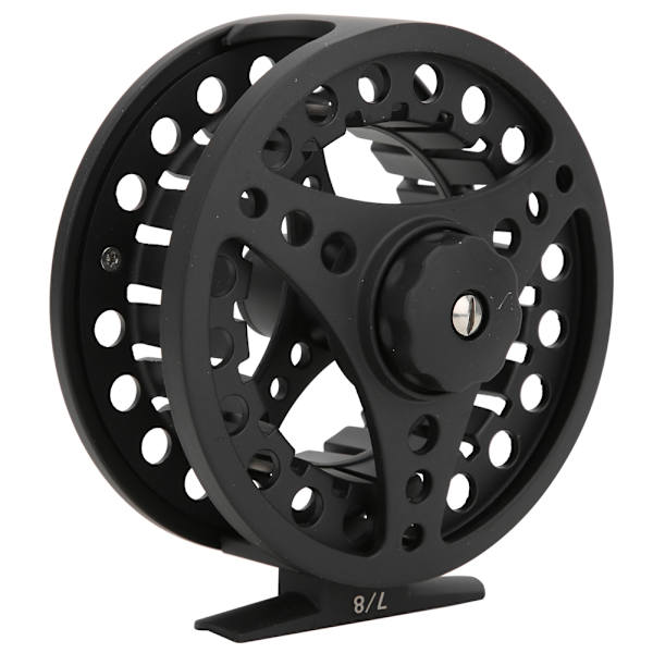 Fluefiskeri Helt Metal Trykstøbning Leje Gapless Wire Wheel Line Reel Tackle(7/8 )