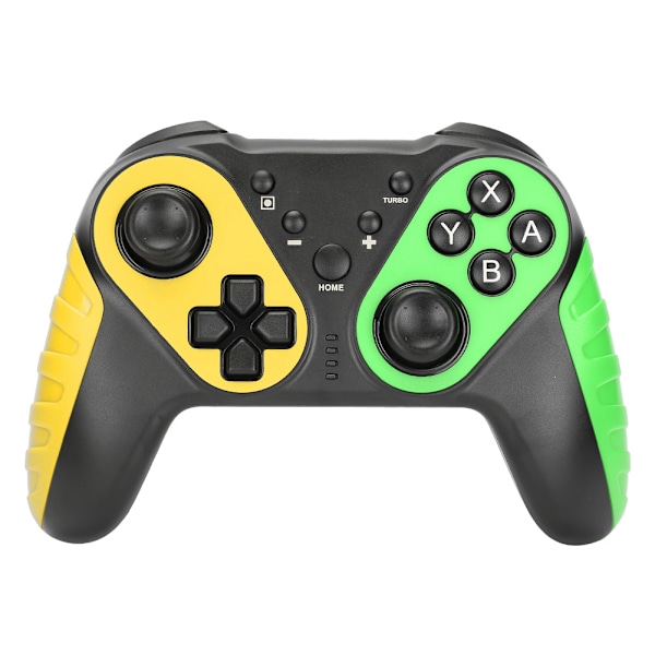 Bluetooth trådlös handkontroll fjärrkontroll joystick gamepad gyroskop för Nintend Switch ProYellow Green