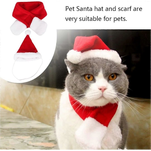 Juldräkt för katt och hund, Julkläder för husdjur, Juldräkt för katt, Juldräkt för hund, Juldräkt för katt för jul, fest,