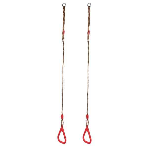 Barn & Vuxen Pull Up Rings Plast Trapetsgunga Triangulär Gym Fitness Sport Leksak