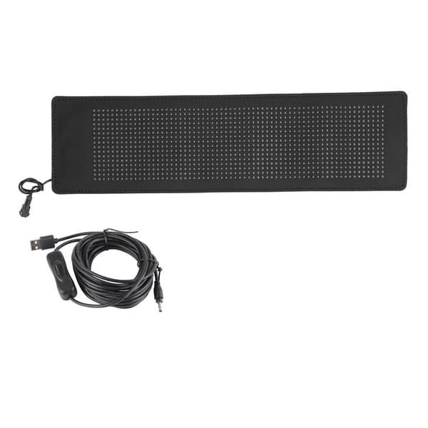 Fleksibelt LED-butikkskilt USB 5V Bluetooth App-kontroll Tilpasset tekstmønster Animasjon Programmerbar Stor Lys Reklame