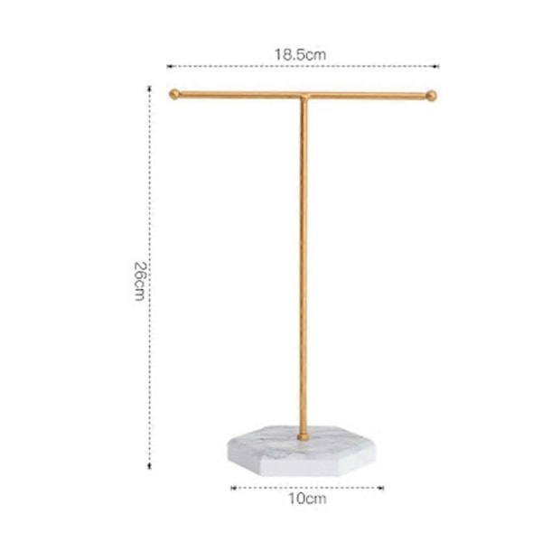 Smyckesställ Display Halsband T-Bar Torn för Visning Smycken Hängande B