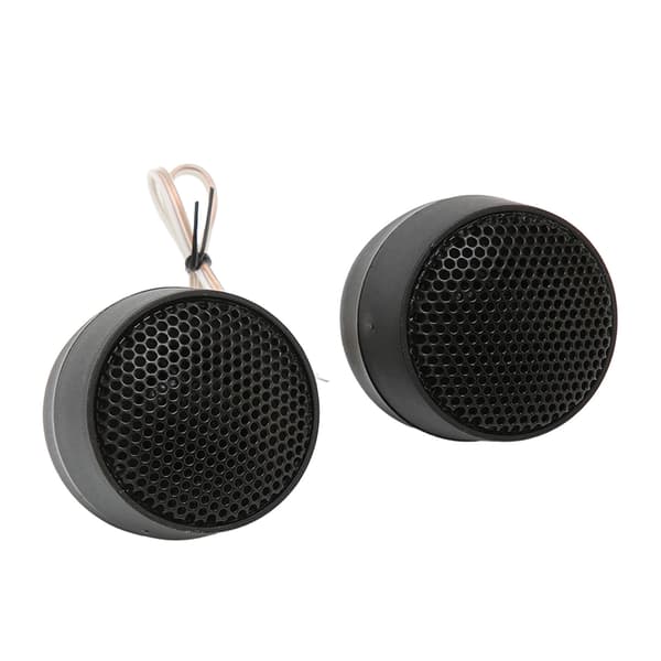 Par Mini Dome Diskant 10W 4Ω Rund Högtalarfäste Svart Universal Bil Audio System
