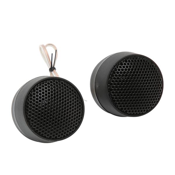Par Mini Dome Diskanthøjttaler 10W 4Ω Rund Højttaler Tilbehør Sort Universal Bil Audio System