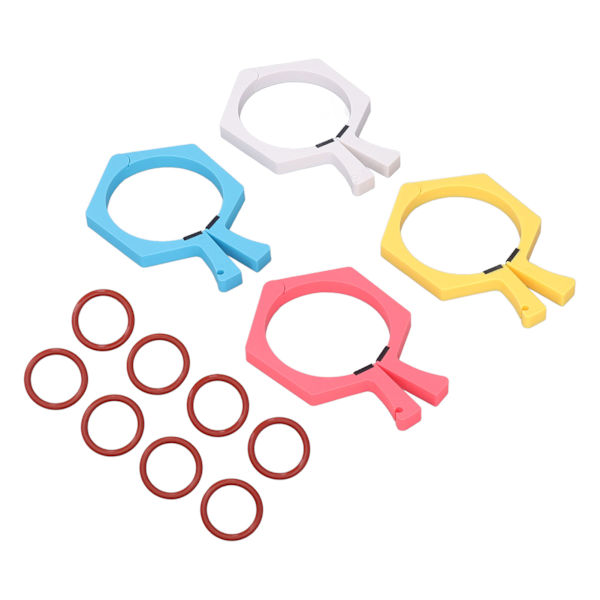 4 stk sublimering tumbler klemme ABS sublimering tumbler klemmeholder grep klips fikseringsverktøy for 20oz