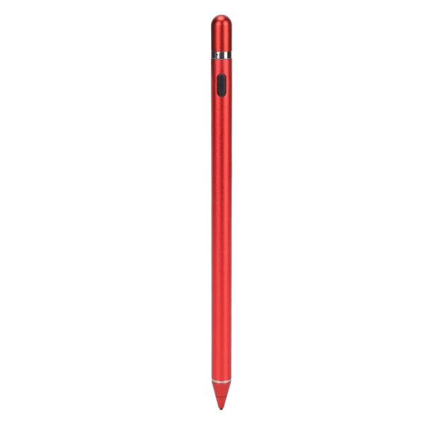 Active Capacitive Stylus USB Lading Kobberspiss Touch Screen Pen for mobiltelefon og nettbrett Rød