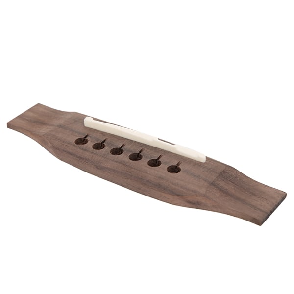 Rosenträ broben mutter sadel 6 st strängstift akustisk gitarr tillbehör (rosenträ färg )