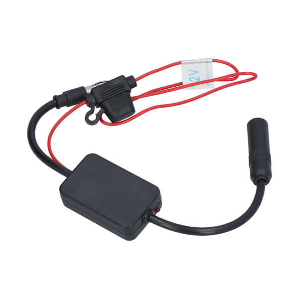 Universal 25DB Antennesignalforstærker til 12V Auto Marine Boat RV Truck SUV Radio