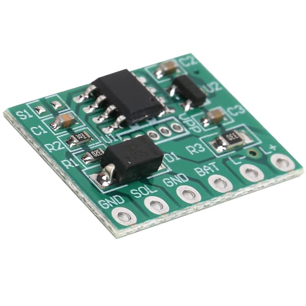 Solcellelampe Controller Modul Timer Blinkende Vejstudslys med Dobbeltsidet Aluminium DC5V