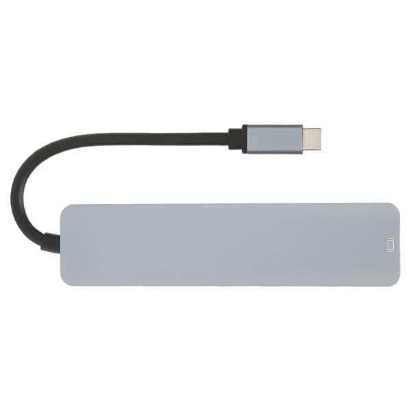 USB C HUB 6 i 1 4K vid 30HZ 5Gbps överföring High Definition Multimedia Interface-adapter för hemmakontor