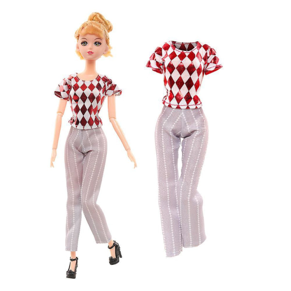 Tolv uppsättningar casual för 30 cm barbiedockor gränsöverskridande utrikeshandelsdockor