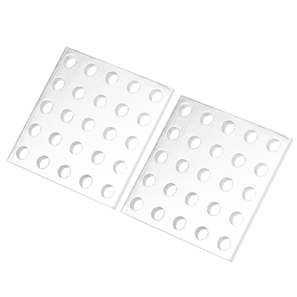 2 stk. Aluminium Gitterpanel Plade Mesh Panel Industrielle Dele 3116‑0040‑0040 5 x 5 Hul