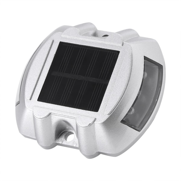 Gjut aluminium Power 6 LED utomhus vattentät uppfart Pathway Light Road Lamp (röd)