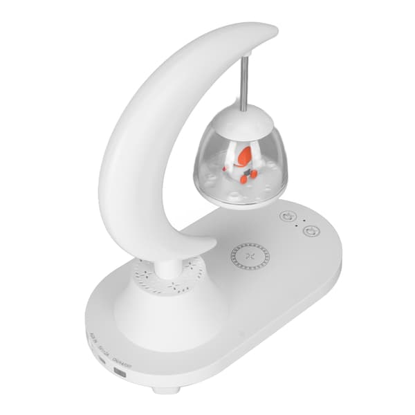 Natlampe Trådløs Oplader Touch Switch RGB Farve LED Natlys med Bluetooth Højttaler til Soveværelse