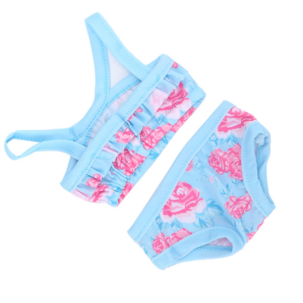 Nukkevaatteet Uimapuku Pukeminen Baby Doll -asusteet 43 cm Nuken LelulleQD18‑029