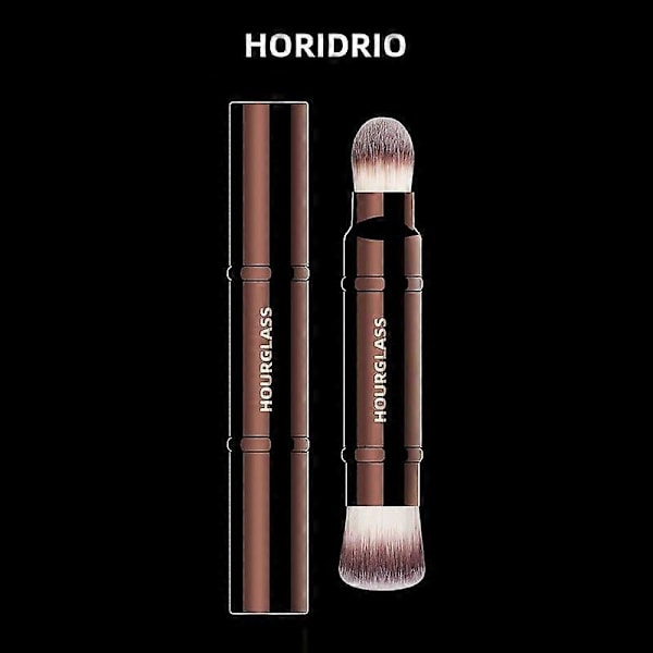Hourglass Sminkborste Nr 15 Infällbar Dubbelsidig Mjuk Fiberhår Modedesign Enkel Ansiktsborste