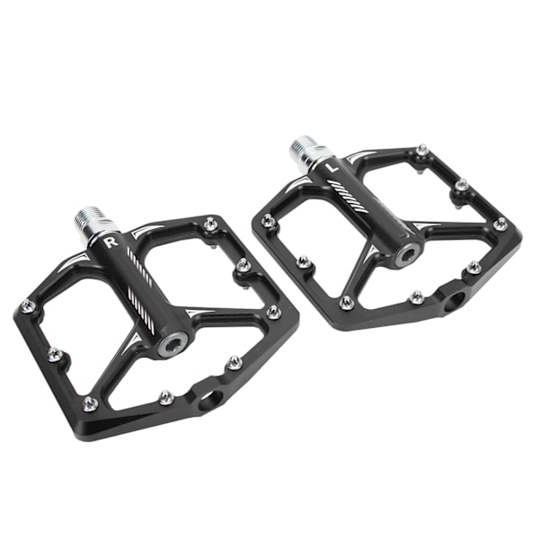LeBycle cykelpedal, skridsikker fodplade, universel, letvægts CNC-aluminiumlegering, cykeltilbehør, sort