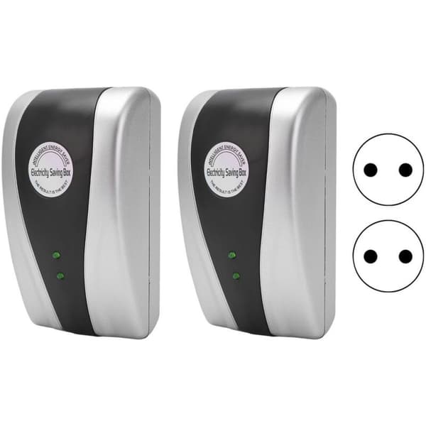 18KW Smart Power Saving Box (2 delar), Spänningsregulator och Strömbalanserare, 90-250V EU-kontakt