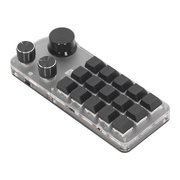 15 näppäintä 3 nuppia ohjelmoitava näppäimistö langallinen USB langaton Bluetooth sininen kytkin Mini Macro mekaaninen peli näppäimistö