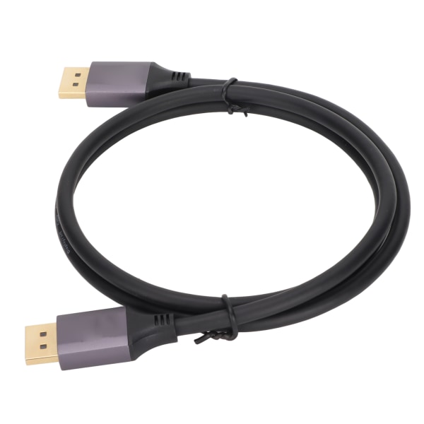 DisplayPort-kabel 8K 60HZ 4K 144HZ DP1.4 30AWG OD6.0mm Tovejs transmissionskabel1m
