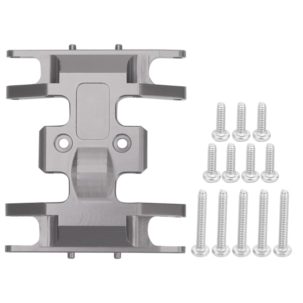 RC-växellådsfäste i aluminiumlegering, chassibasplåthållare för Axial SCX24 90081 1/24 RC-bilTitanium